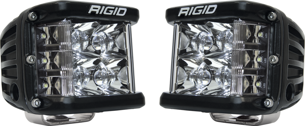 RIGID D-SS PRO Side Shooter Spot Optic Surface Mount Black Housing Pair