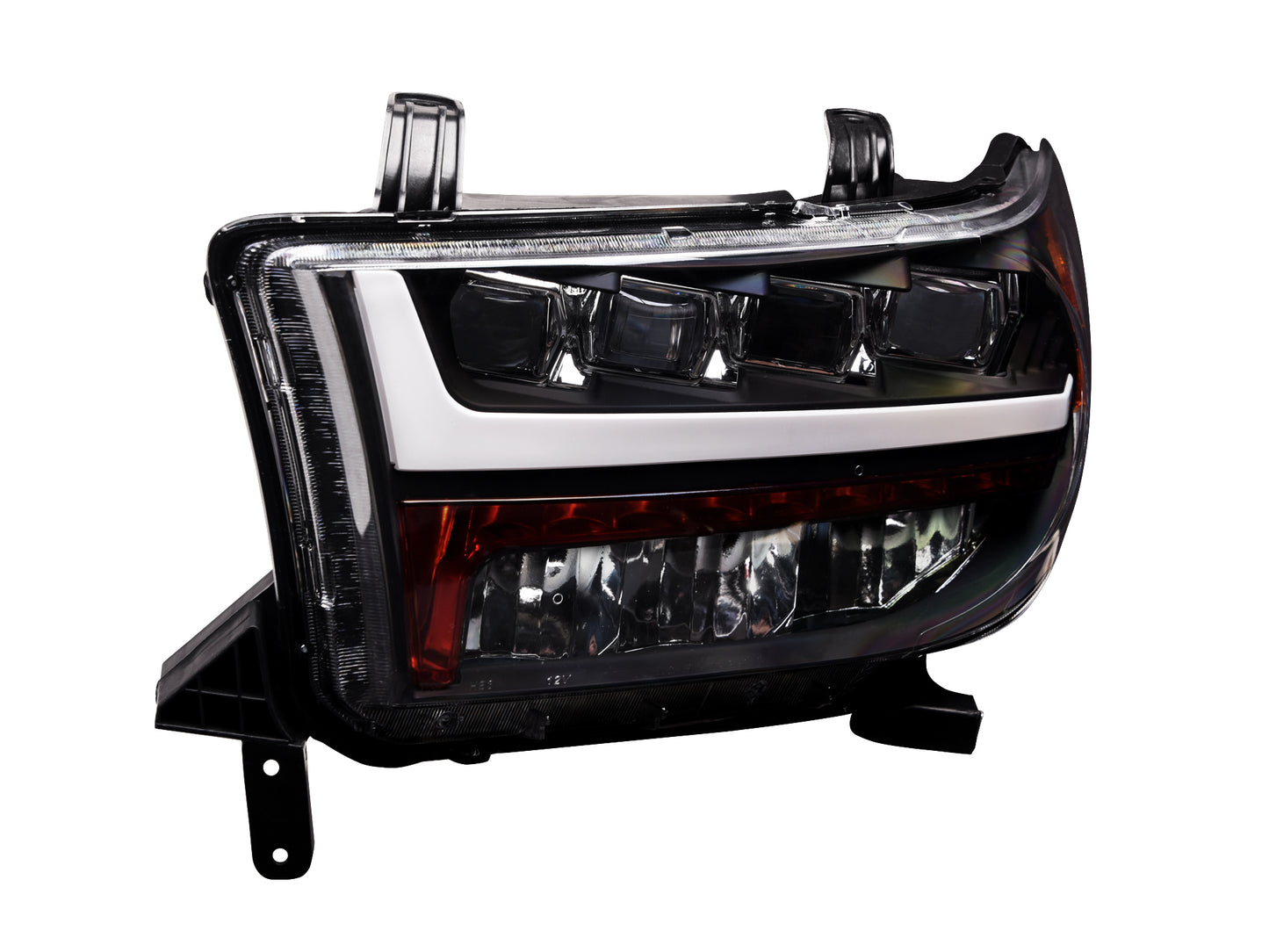 Alpha Owls 2007-2013 Toyota Tundra / 2008-2015 Toyota Sequoia Quad Pro LED Headlight - Black Housing