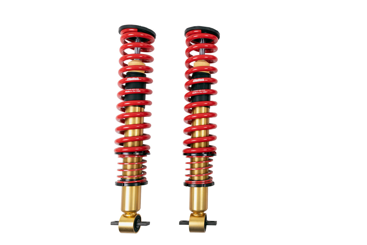 BELLTECH 152601TPC LIFT KIT 0-4IN. LIFT KIT INC. FRONT AND REAR TRAIL PERFORMANCE COILOVERS 2021+ FORD BRONCO 4WD EXC. HOSS 3.0 & 4.0 SUSPENSION