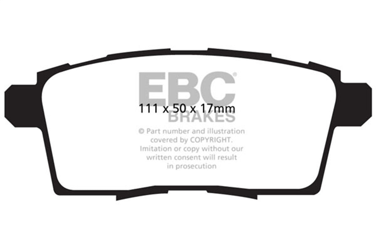 EBC Brakes - 6000 Series Greenstuff Truck/SUV Brakes Disc Pads - DP61795