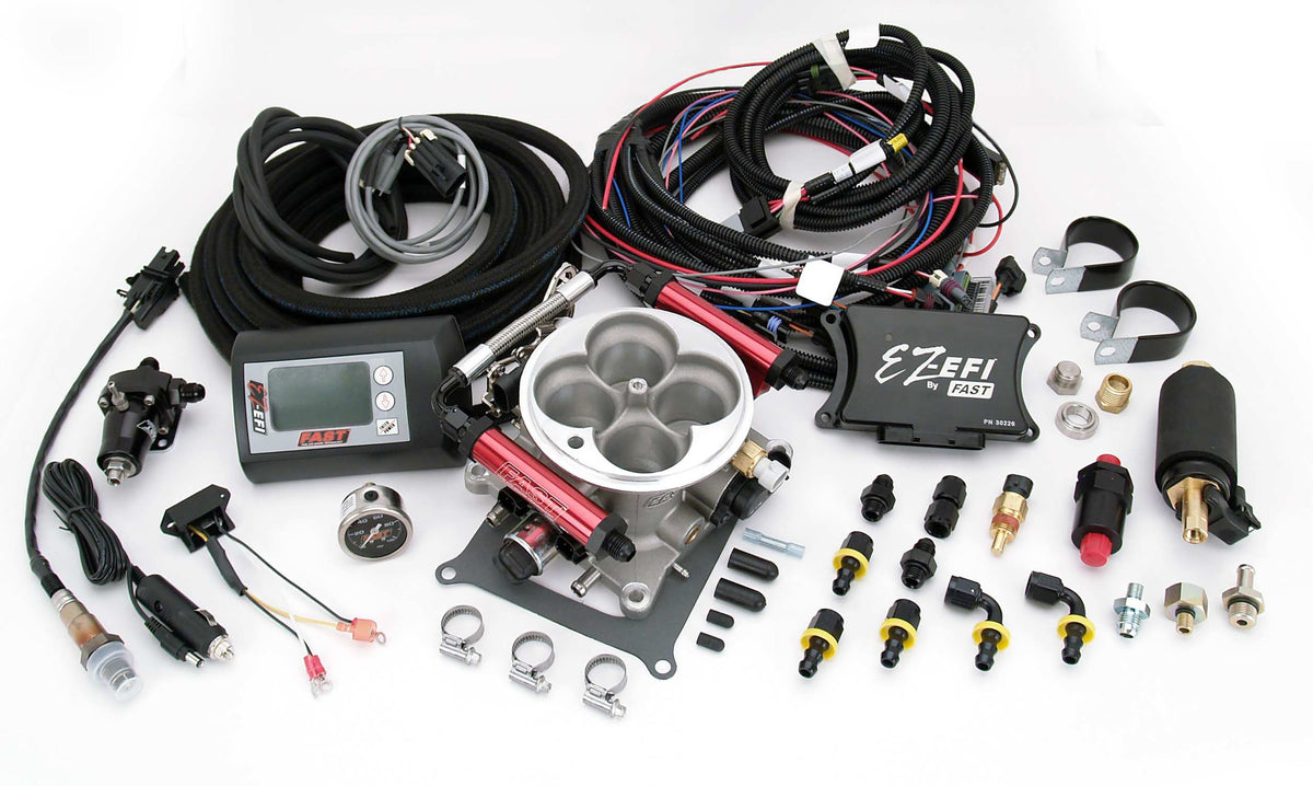 EZ EFI Self-Tuning Throttle Body Injection Kit with Inline Fuel Pump