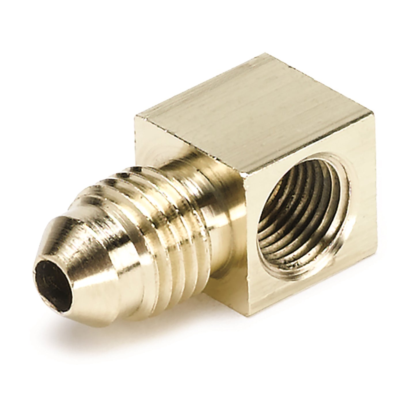 FITTING ADAPTER 90 1/8 In. NPTF FEMALE TO -4AN MALE BRASS