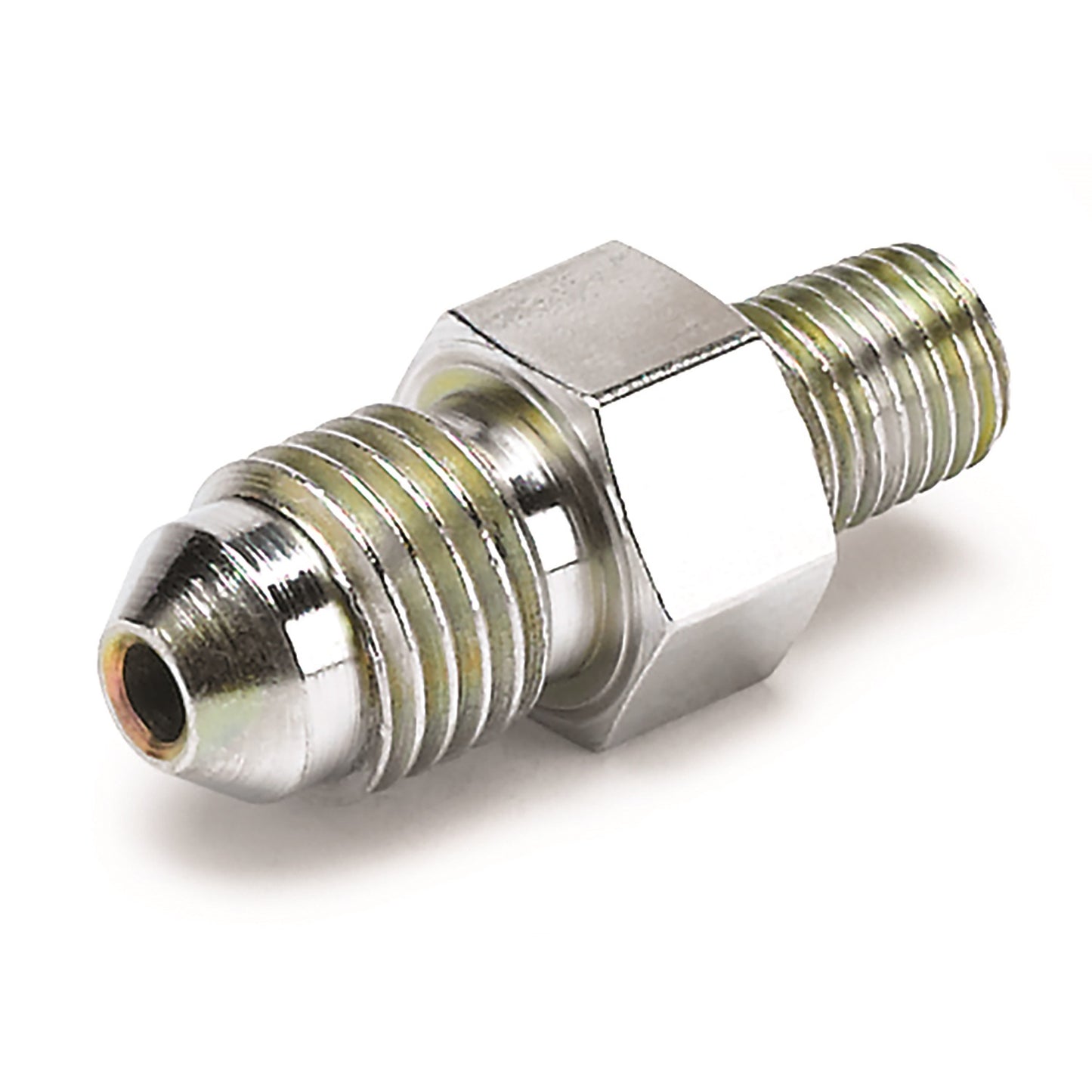 FITTING ADAPTER -4AN MALE TO 1/16 In. NPT MALE FOR FORD FUEL RAIL