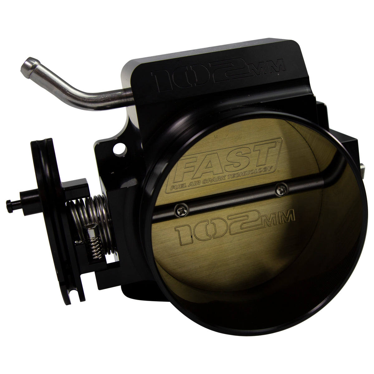 Black Big Mouth Billet 102mm Big Mouth Throttle Body for GM LS w/o Sensors