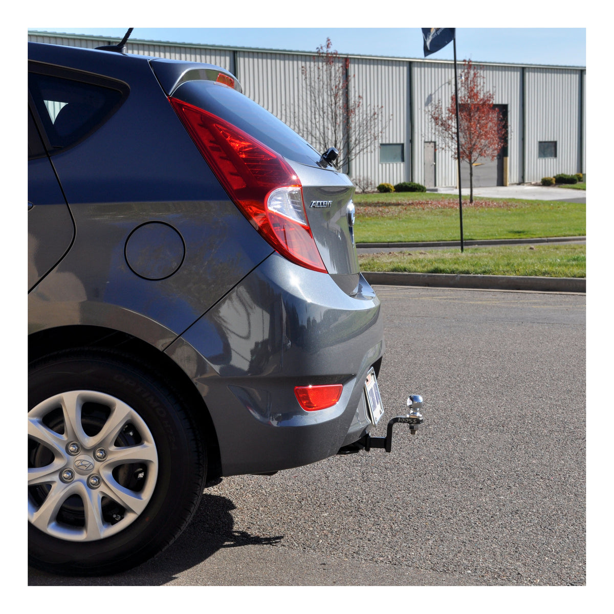 Class 1 Trailer Hitch 1-1/4" Ball Mount Select Hyundai Accent Kia Rio