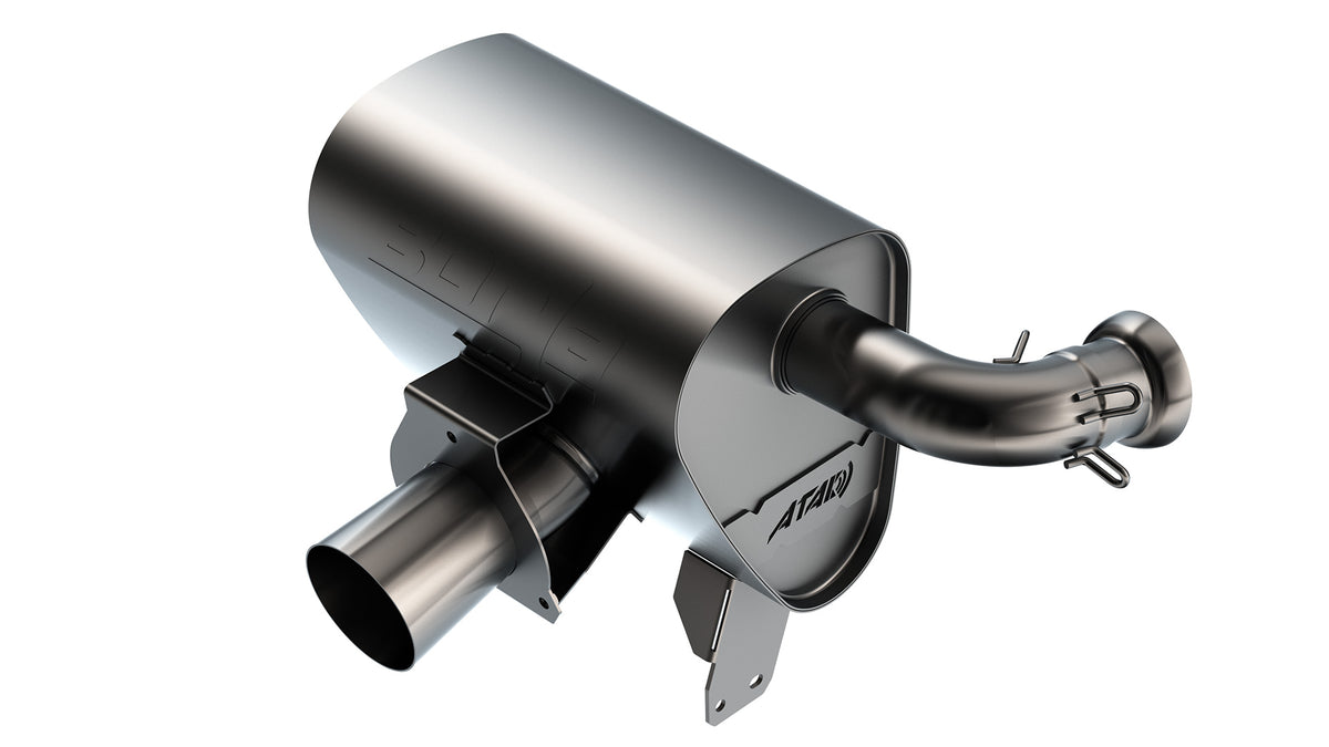 Borla 2017-2025 Can-Am Maverick X3 Axle-Back Exhaust System ATAK Part # 12678CB
