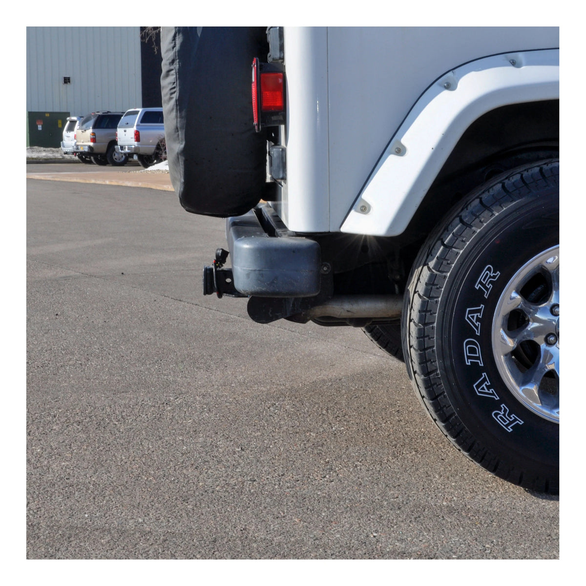 Class 3 Trailer Hitch 2" Receiver Select Jeep Wrangler TJ (Round Tube Frame)