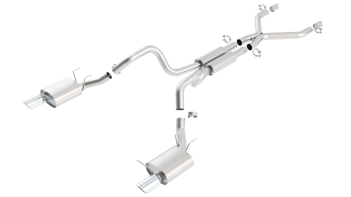 Mustang GT/ Shelby Mustang GT500 2011-2012 Cat-Back Exhaust System S-Type