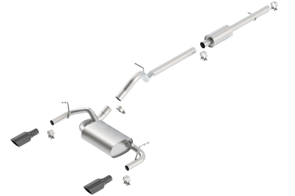 2012-2018 Jeep Wrangler JKU Cat-Back Exhaust System Touring
