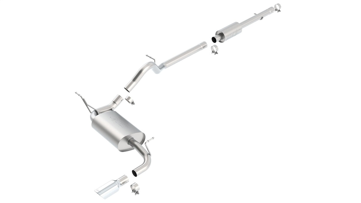 JKU Wrangler 4 Door 2012-2018 Cat-Back Exhaust System Touring