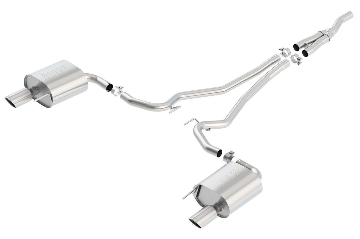 2015-2021 Ford Mustang 2.3L EcoBoost/ 3.7L V6 Cat-Back Exhaust System S-Type