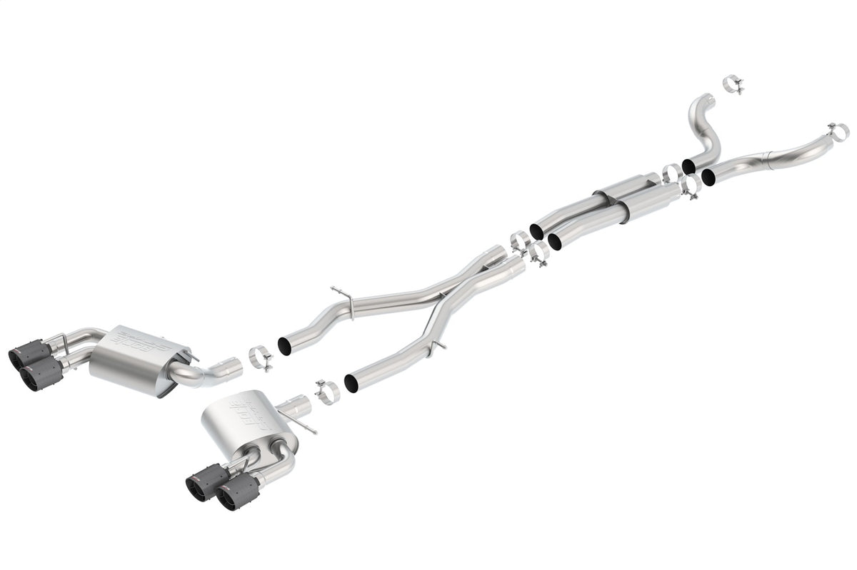 2016-2023 Chevrolet Camaro SS 3 In. With Dual Tips Cat-Back Exhaust System S-Type