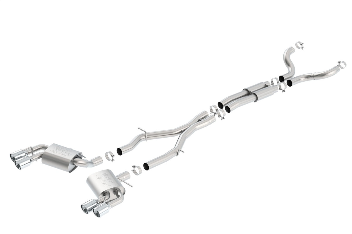 2016-2023 Chevrolet Camaro SS 3 In. With Dual Tips Cat-Back Exhaust System ATAK