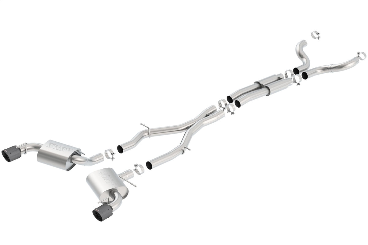 2016-2023 Chevrolet Camaro SS 3 In. With Single Tips Cat-Back Exhaust System S-Type