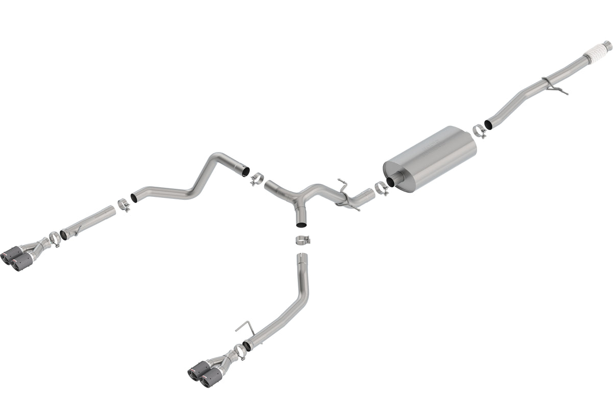 2019-2026 Chevrolet Silverado 1500/ GMC Sierra 1500 Cat-Back™ Exhaust System Touring Part # 140768CF