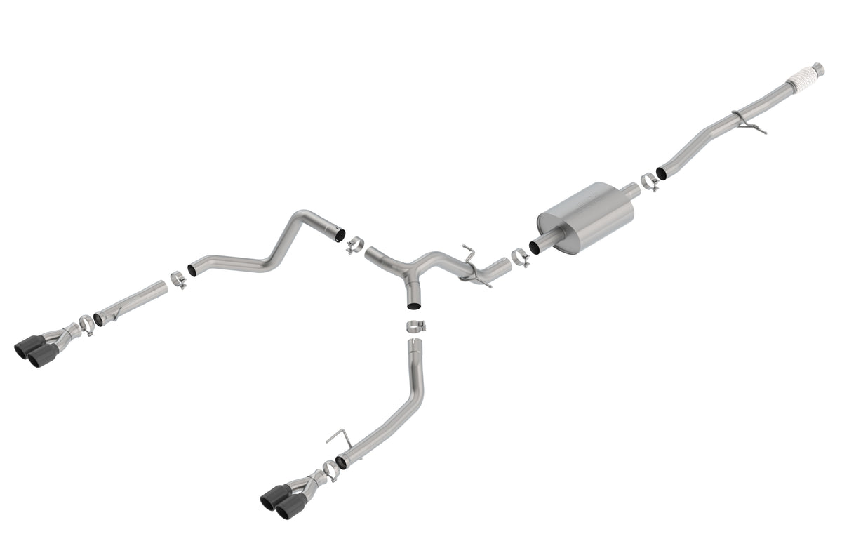 2019-2026 Chevrolet Silverado 1500/ GMC Sierra 1500 Cat-Back™ Exhaust System S-Type Part # 140770BC