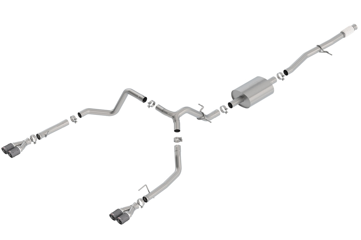 2019-2026 Chevrolet Silverado 1500/ GMC Sierra 1500 Cat-Back™ Exhaust System S-Type Part # 140770CF