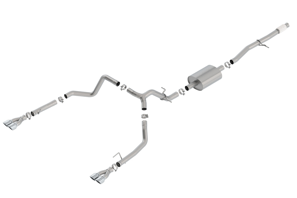 2019-2026 Chevrolet Silverado 1500/ GMC Sierra 1500 Cat-Back™ Exhaust System S-Type Part # 140781