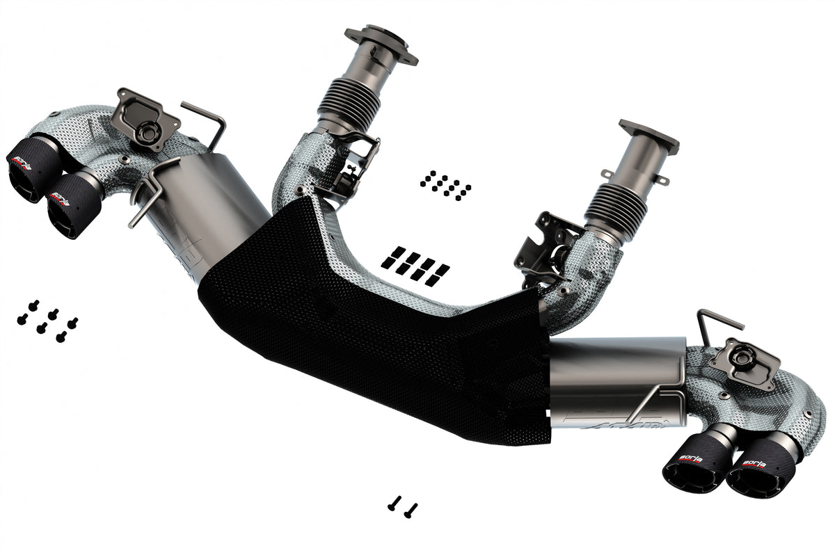 2020-2026 Chevrolet Corvette Stingray (C8) Cat-Back™ Exhaust System ATAK® Part # 140839CF