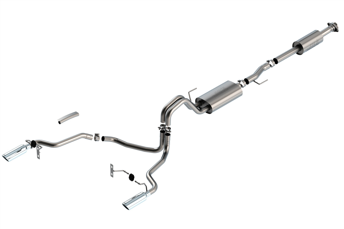 2021-2026 Ford F-150 2.7L/3.5L V6 Cat-Back™ Exhaust System Touring Part # 140862