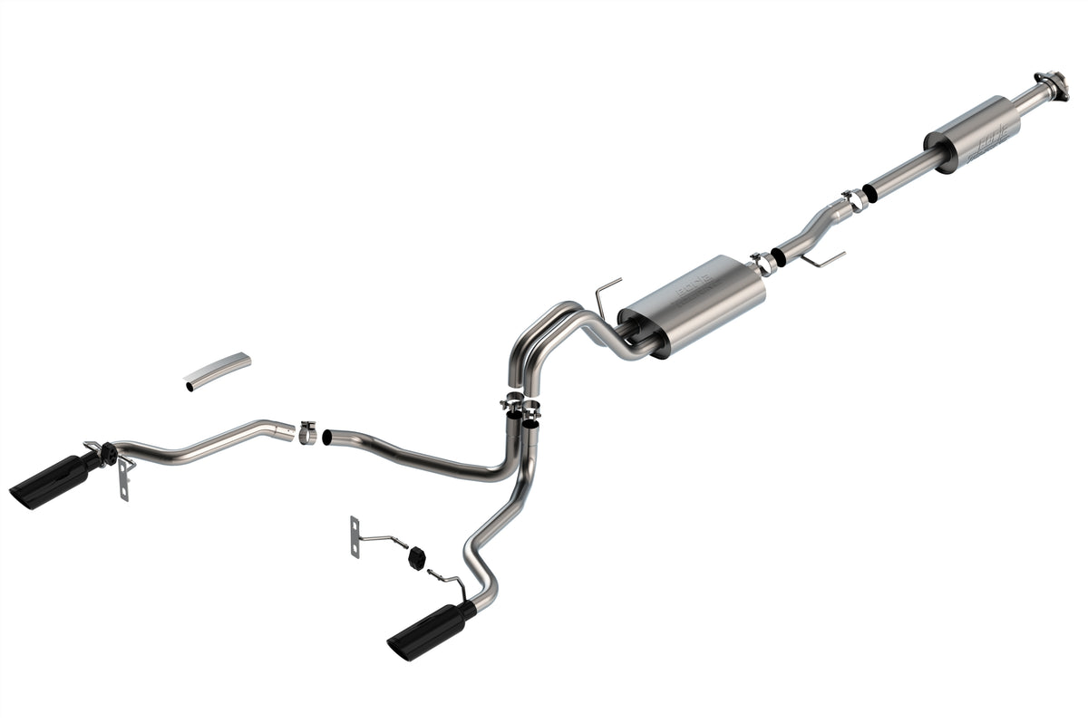 2021-2026 Ford F-150 2.7L/3.5L V6 Cat-Back™ Exhaust System Touring Part # 140862BC