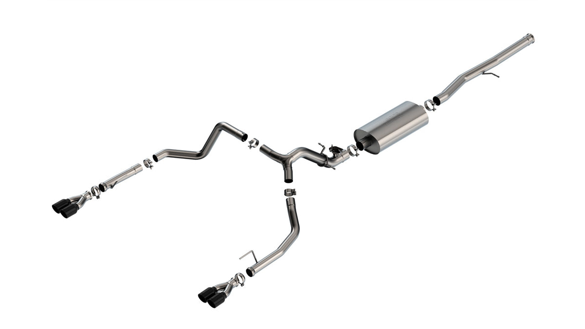 2024-2026 Chevrolet Silverado 1500/ GMC Sierra 1500 Cat-Back™ Exhaust System Touring Part # 140991BC