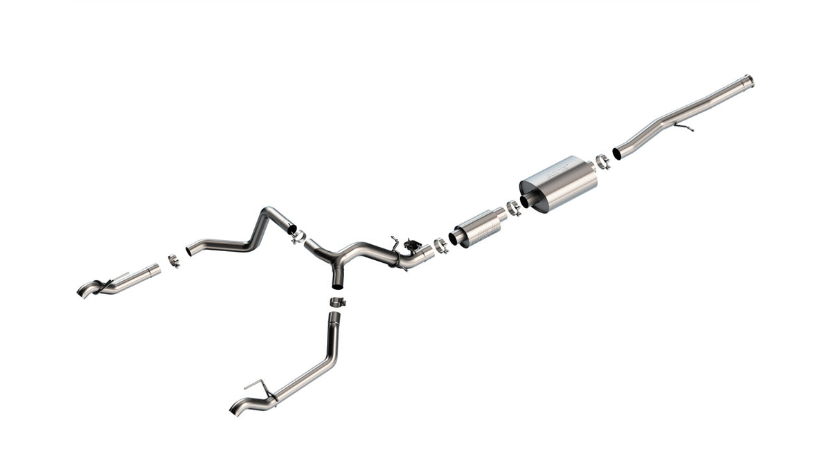 2024-2026 Chevrolet Silverado 1500/ GMC Sierra 1500 Cat-Back™ Exhaust System S-Type Part # 140993