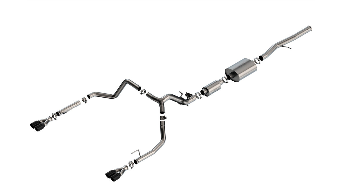 2024-2026 Chevrolet Silverado 1500/ GMC Sierra 1500 Cat-Back™ Exhaust System S-Type Part # 140994BC