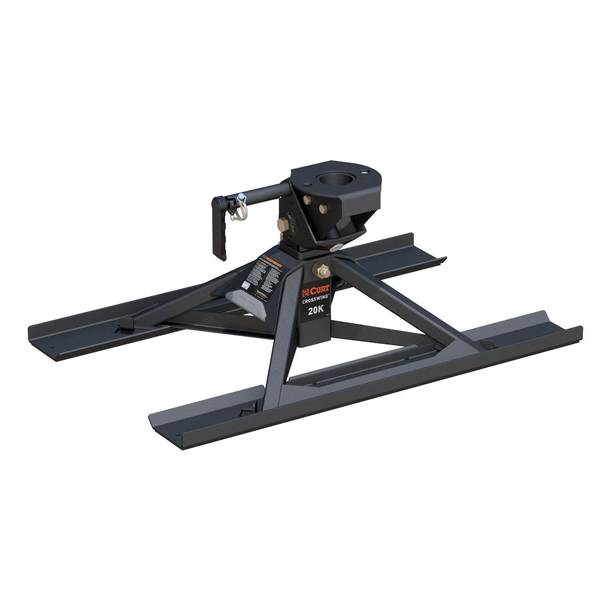 CrossWing 20K 5th Wheel Hitch With Bed Protectors For 2-5/16" Gooseneck