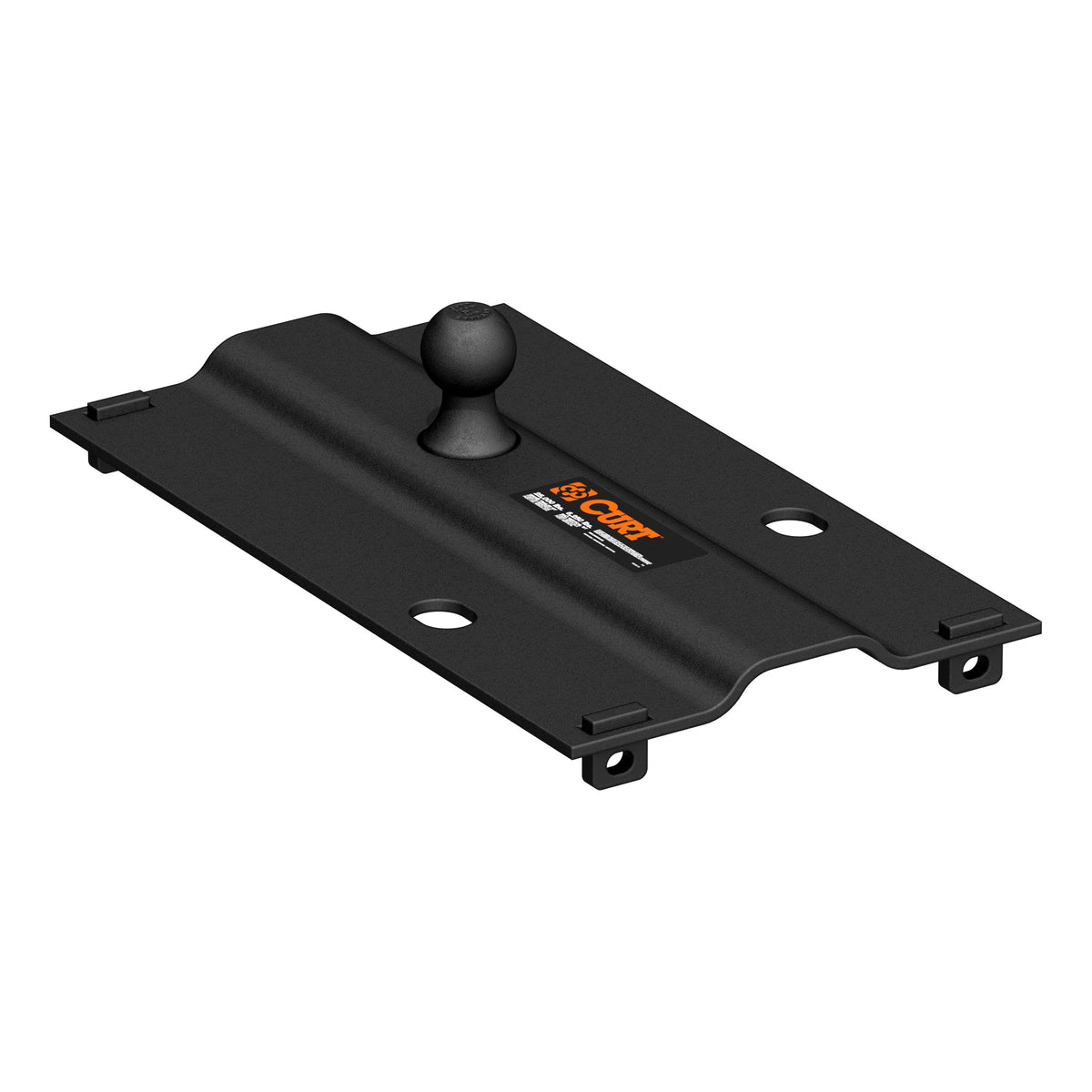 Bent Plate 5th Wheel Rail Gooseneck Hitch With 2-5/16" Ball 25K (3" Offset)
