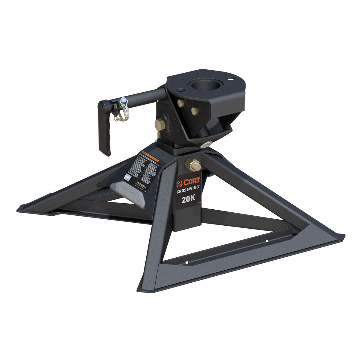 CrossWing 20K Single-Point 5th Wheel Hitch For 2-5/16" Gooseneck