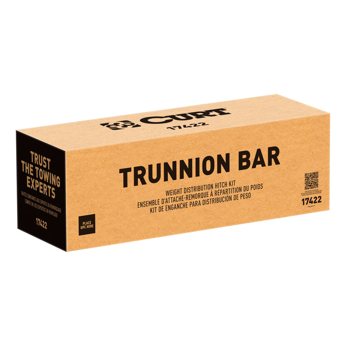 Short Trunnion Bar Weight Distribution Hitch With Sway Control (10-15K 28-3/8")