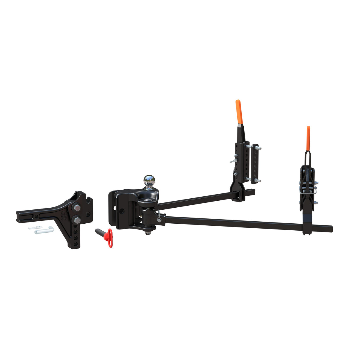 CURT 17520 TruTrack 4P Trailer-Mounted Weight Distribution Hitch  10 000 Lb