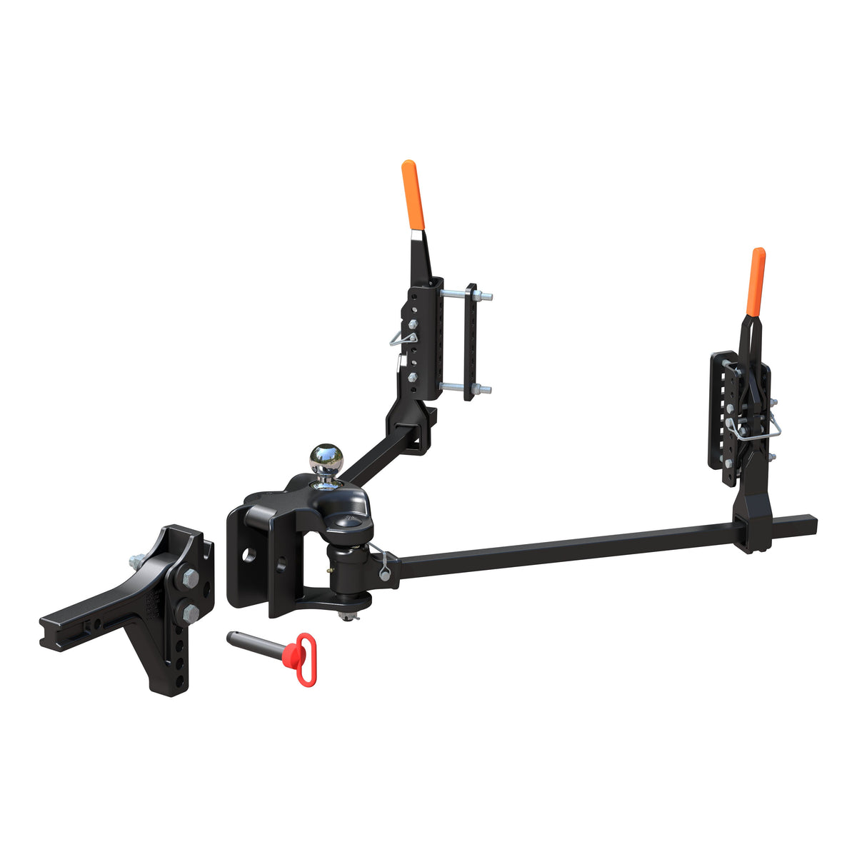 CURT 17520 TruTrack 4P Trailer-Mounted Weight Distribution Hitch  10 000 Lb