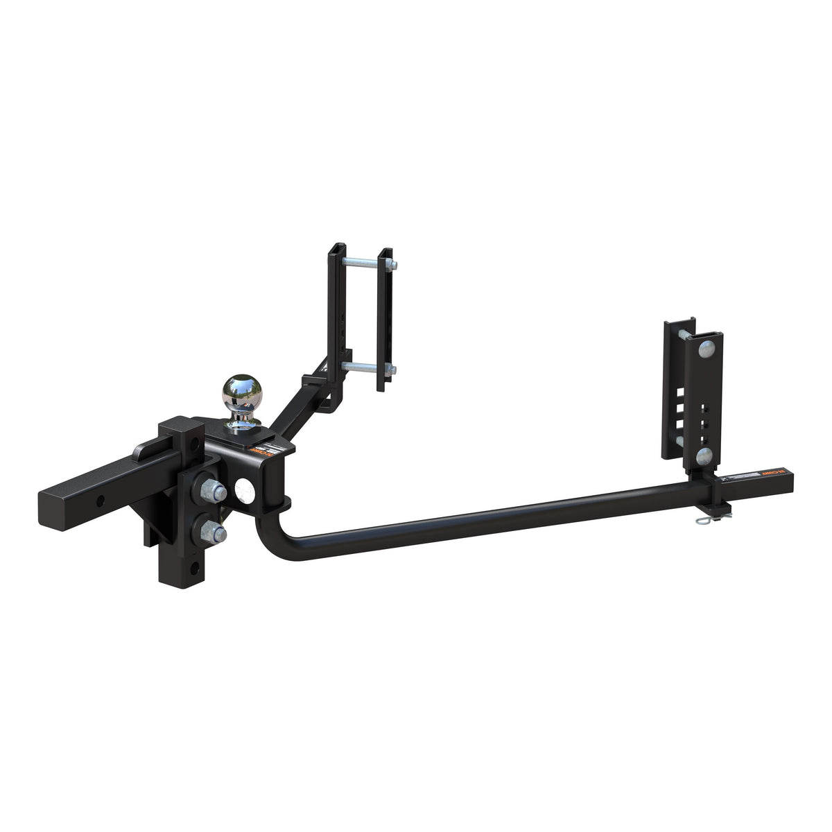 CURT 17599 TruTrack 2P Round Bar Weight Distribution Hitch  Sway Control