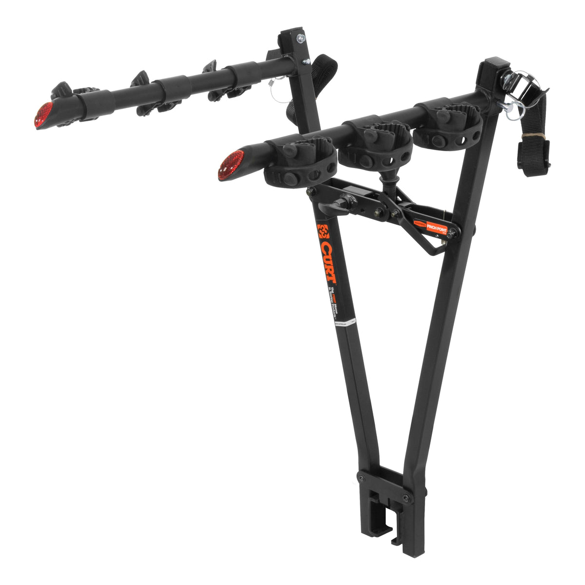 Clamp-On Bike Rack (3 Bikes Fits Over 2" Shank)