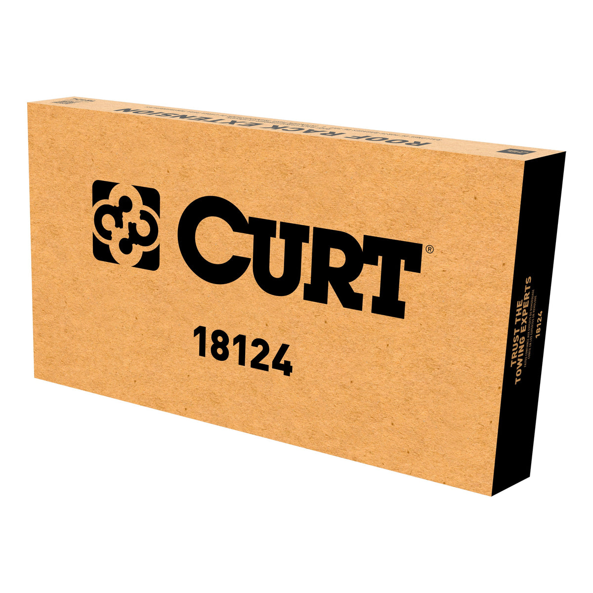 CURT 18124 6 Sq. Ft. Black Steel Roof Rack Cargo Carrier Extension