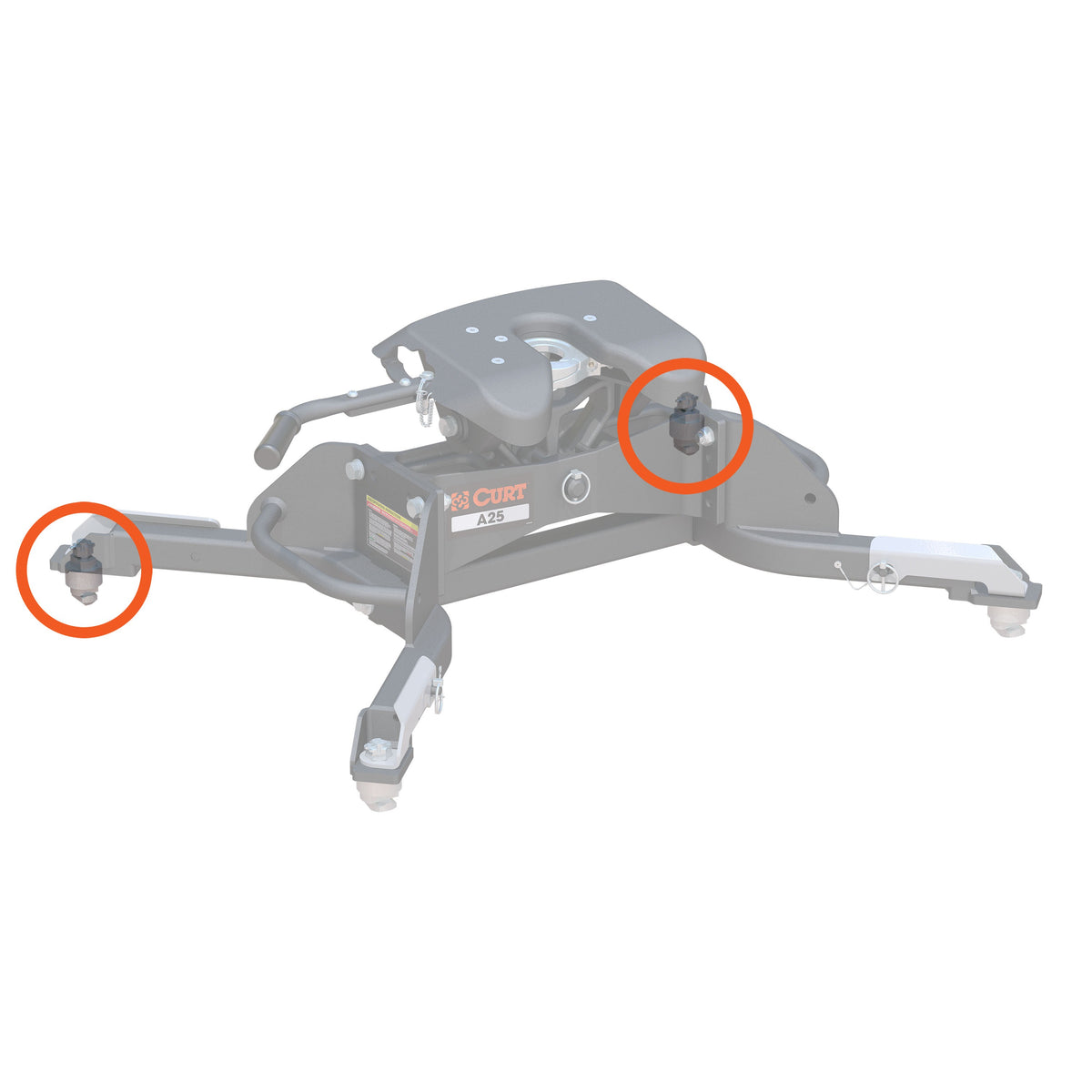 Replacement 5th Wheel Puck System Anchors For Ram (Small Fits 16021 16022)