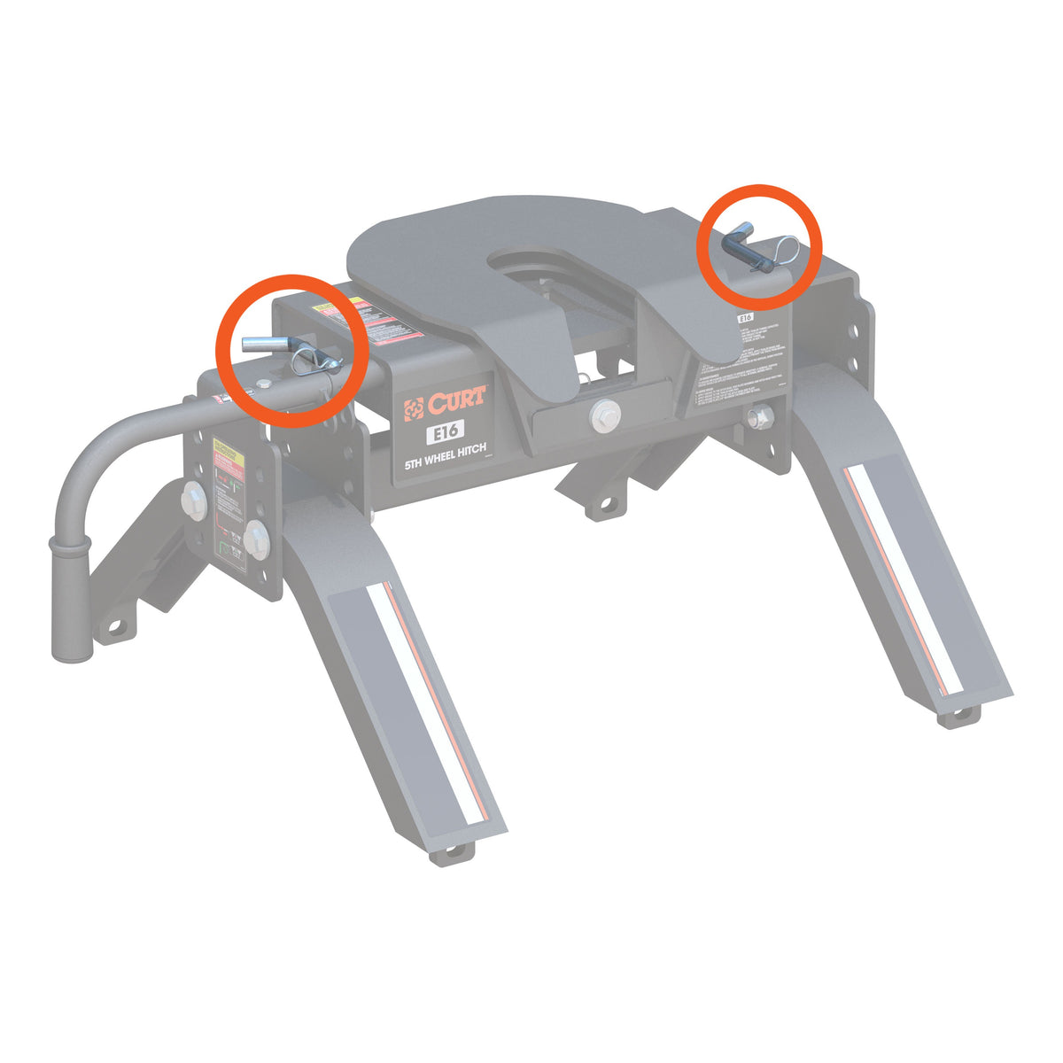 Replacement E16 5th Wheel Head Attachment Pins