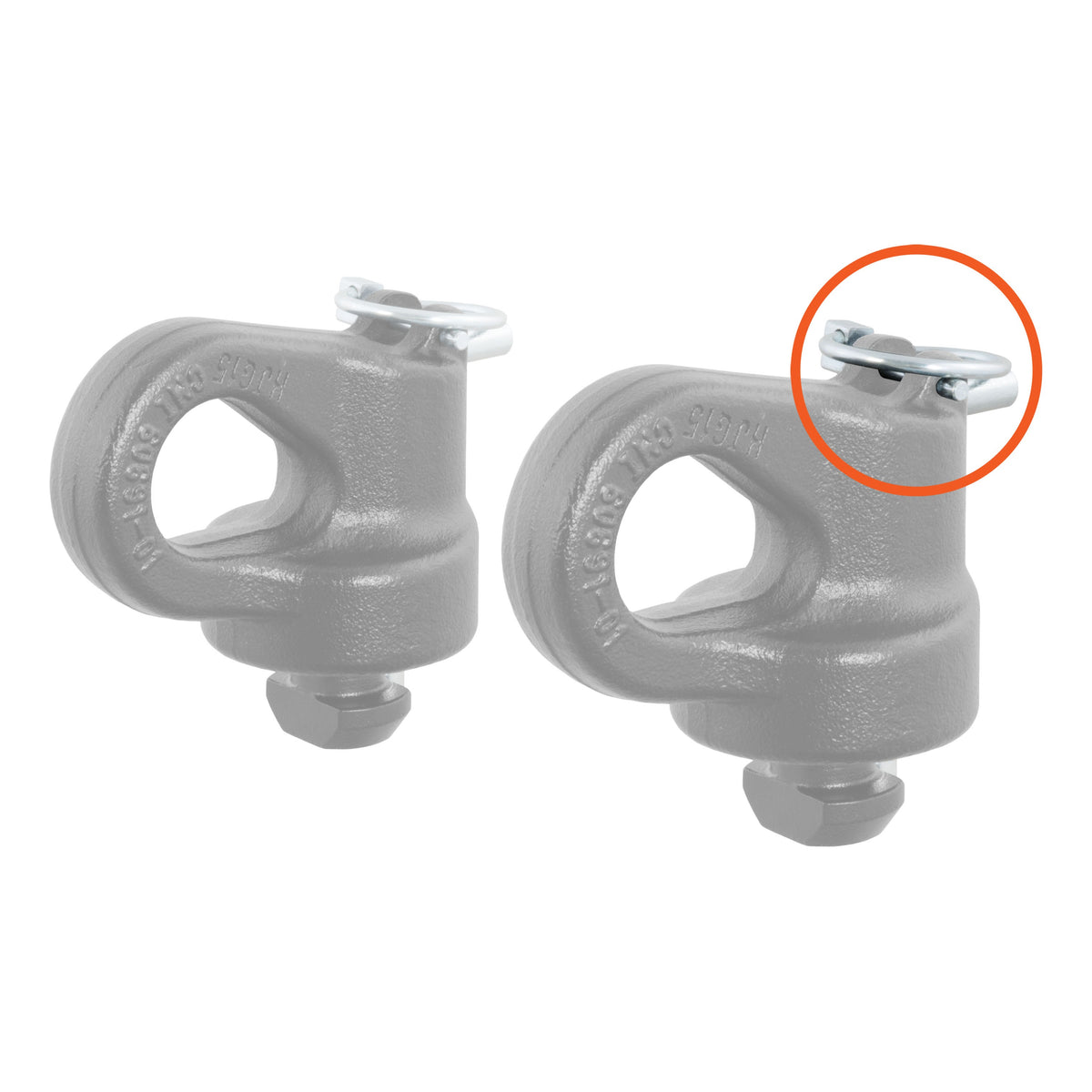 Replacement Gooseneck Safety Chain Anchor Pins (Fits 60691)