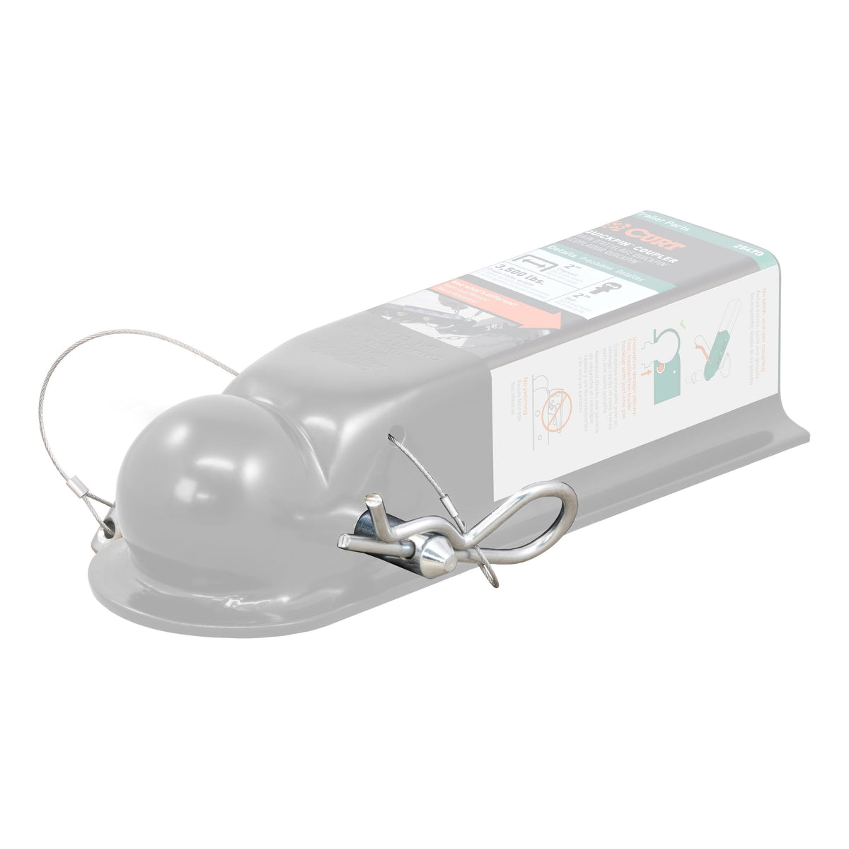 Replacement Pin & Lanyard For QuickPin Coupler