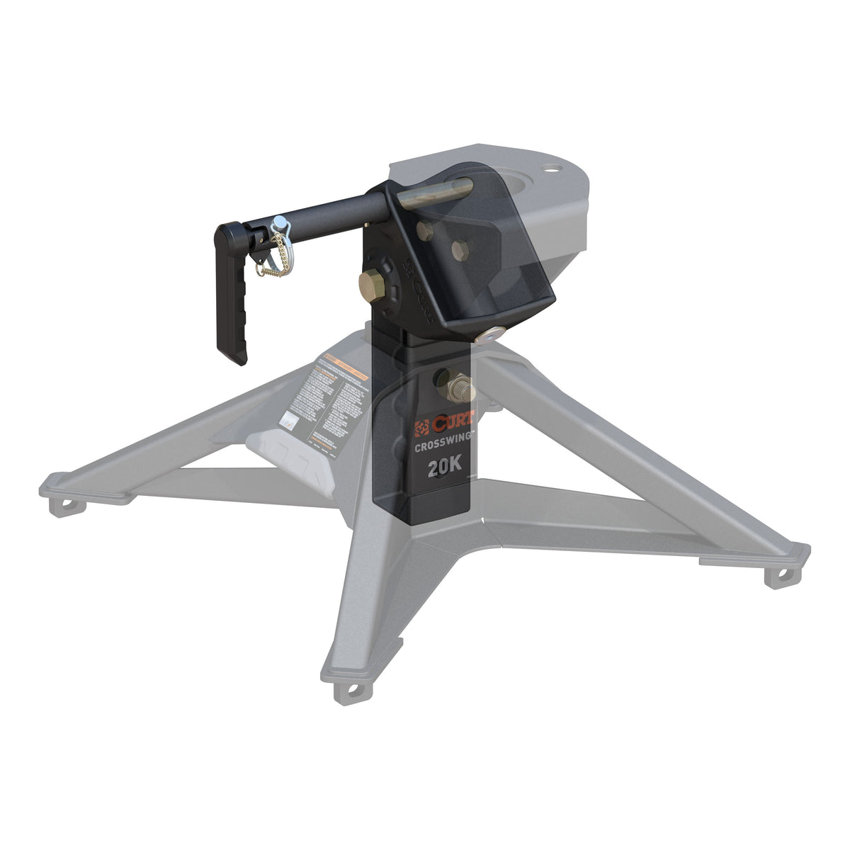 CURT 19296 Replacement CrossWing 5th Wheel Head Assembly