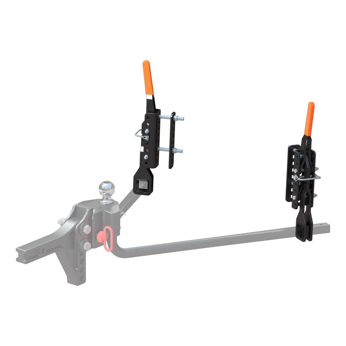 CURT 19298 Replacement TruTrack Trailer-Mounted Weight Distribution Hitch Adjustable Support Brackets With Handles