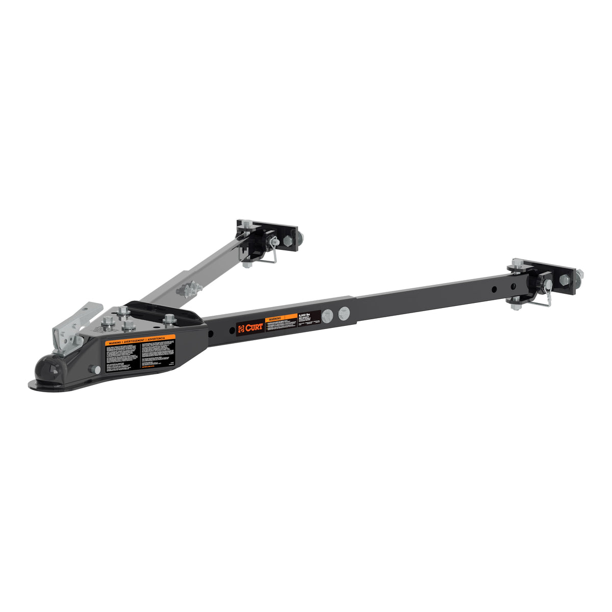 Universal Tow Bar With 2" Coupler 5000 Lbs Adjusts 26" To 40"