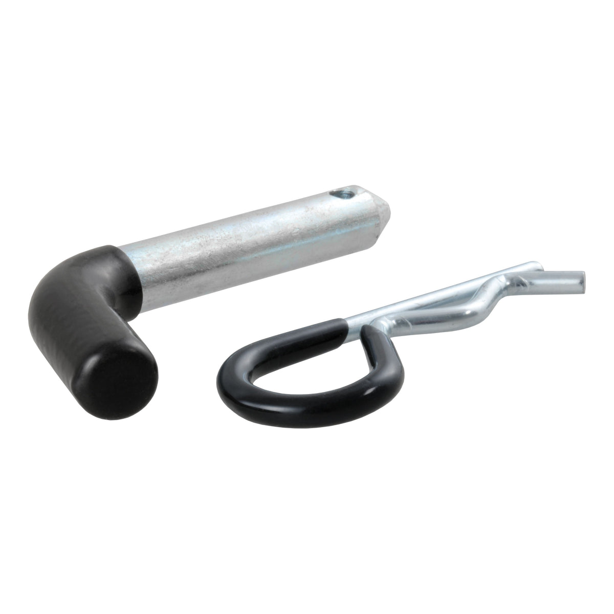 1/2" Hitch Pin (1-1/4" Receiver Zinc With Rubber Grip)