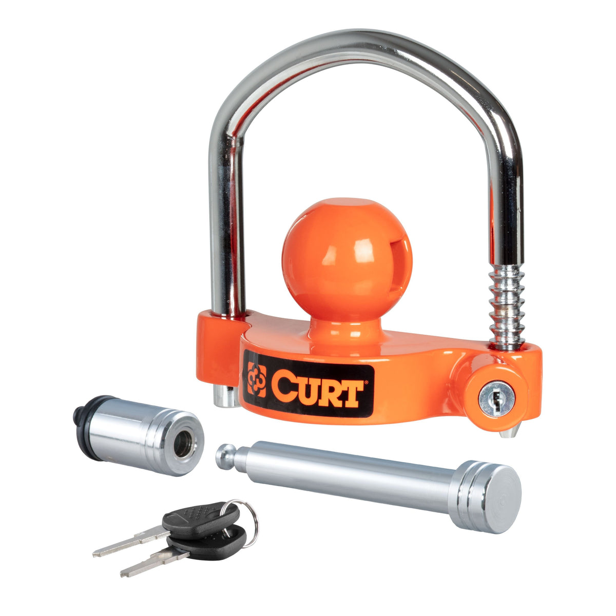 Hitch & Coupler Lock Set  2" Or 2-1/2" Receivers  1-7/8" To 2-5/16" Couplers