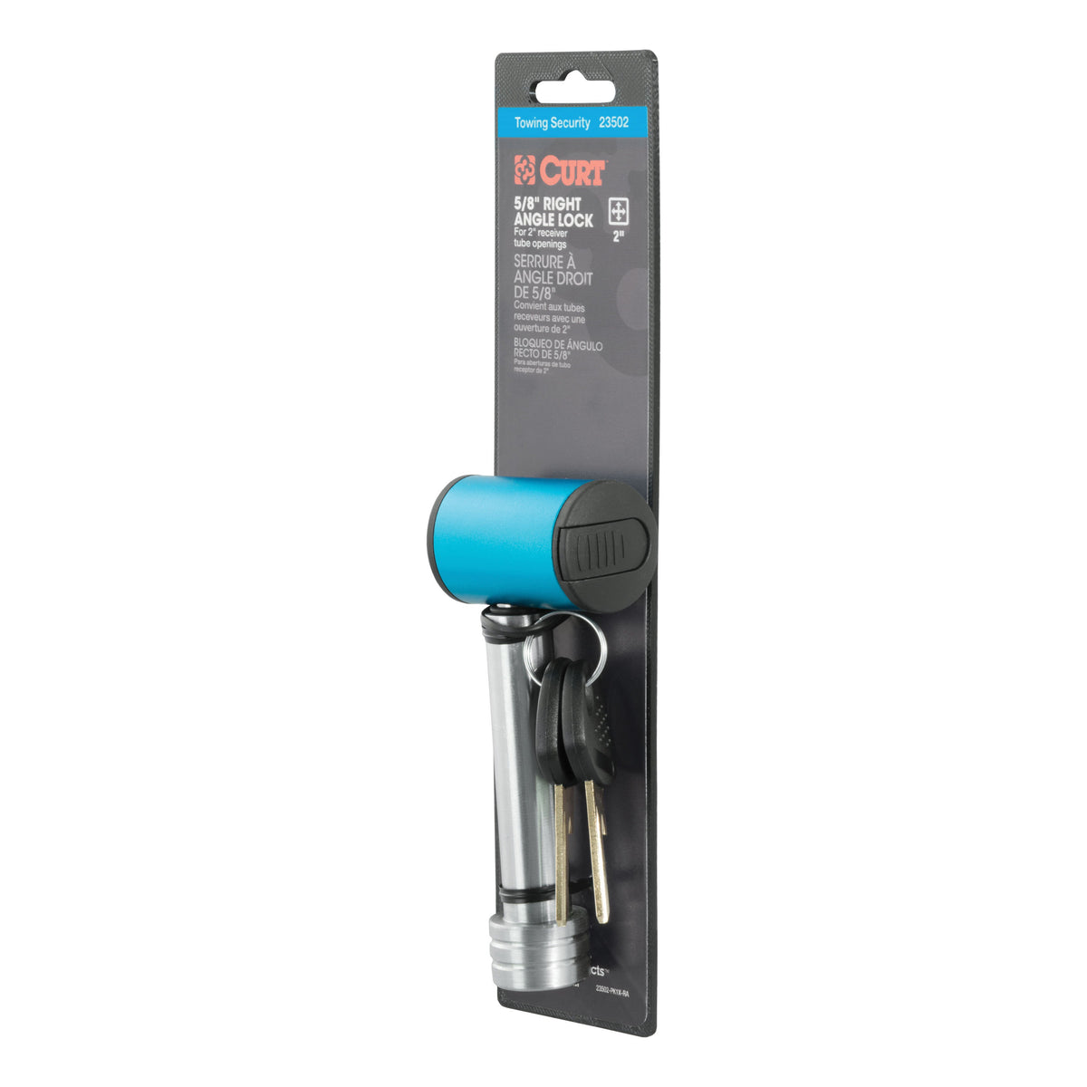 5/8" Hitch Lock (2" Receiver Right-Angle Stainless)