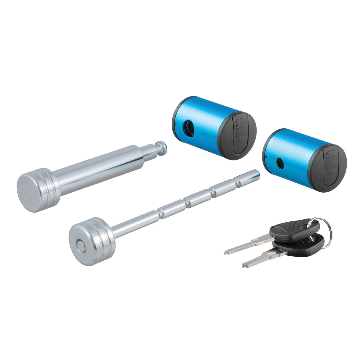 Right-Angle Hitch & Coupler Lock Set (2" Receiver 1" To 3" Latch)