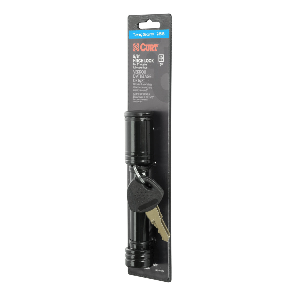 5/8" Hitch Lock (2" Receiver Barbell Black)