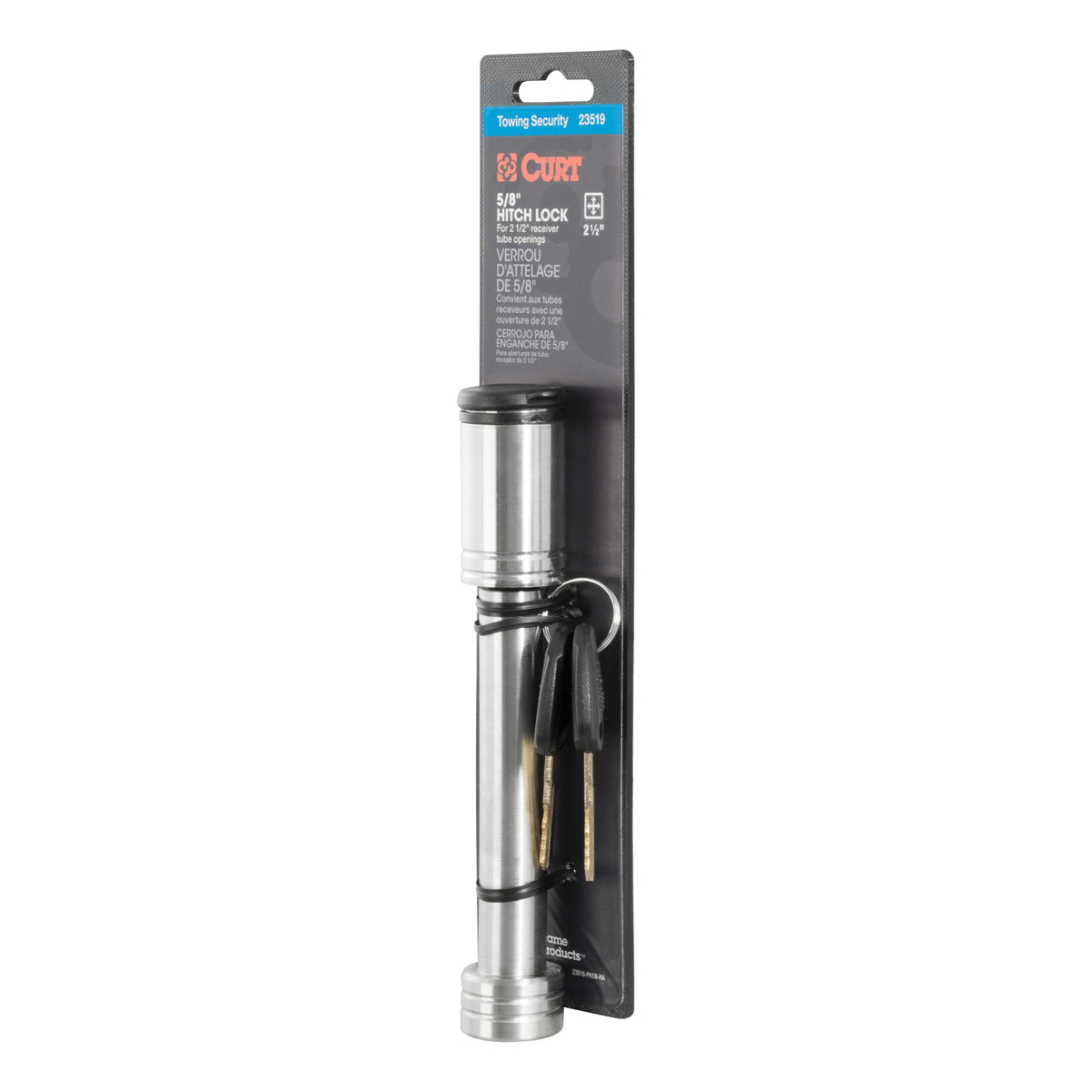 5/8" Hitch Lock (2" Or 2-1/2" Receiver Barbell Stainless)